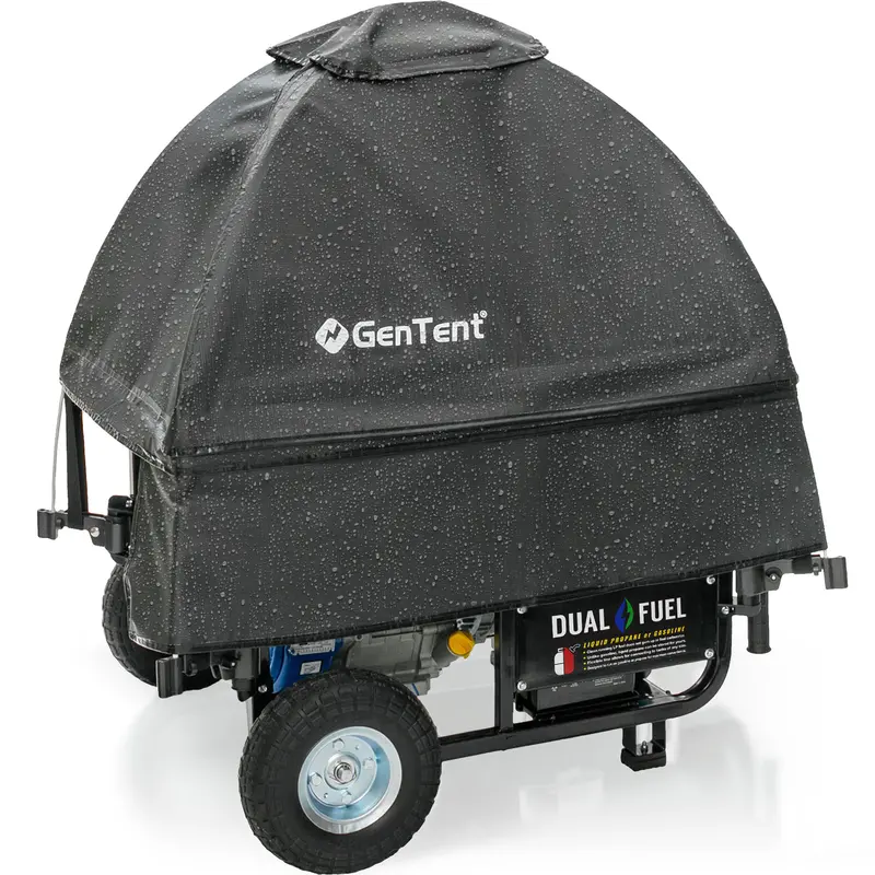 GenTent GTOPFUASBK Standard Black Universal Cover for Open-Frame Generators