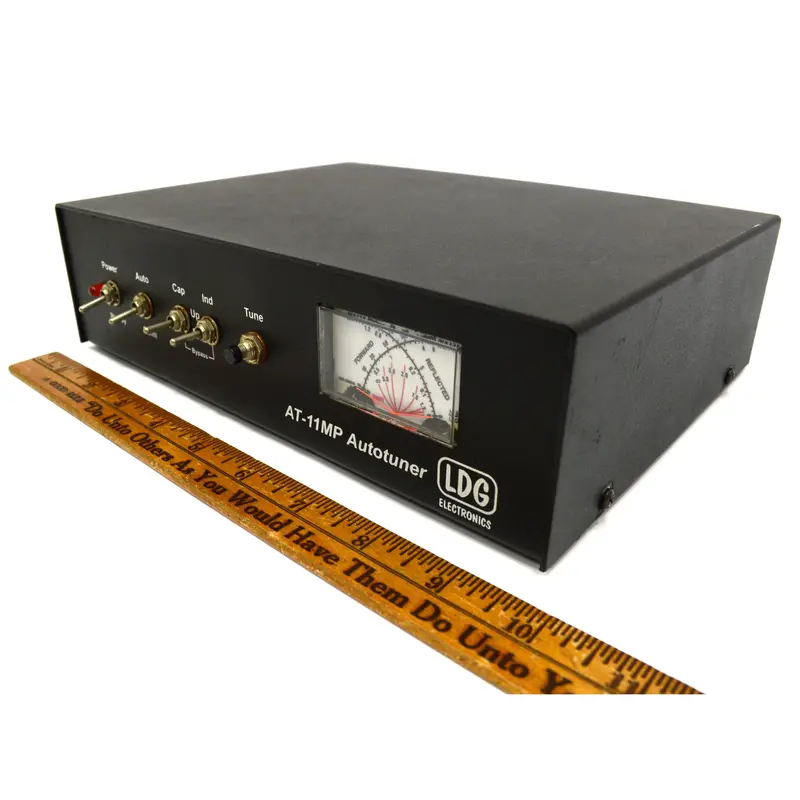 Gently Used LDG AT-11MP Automatic Antenna Tuner for Ham Radio Operation