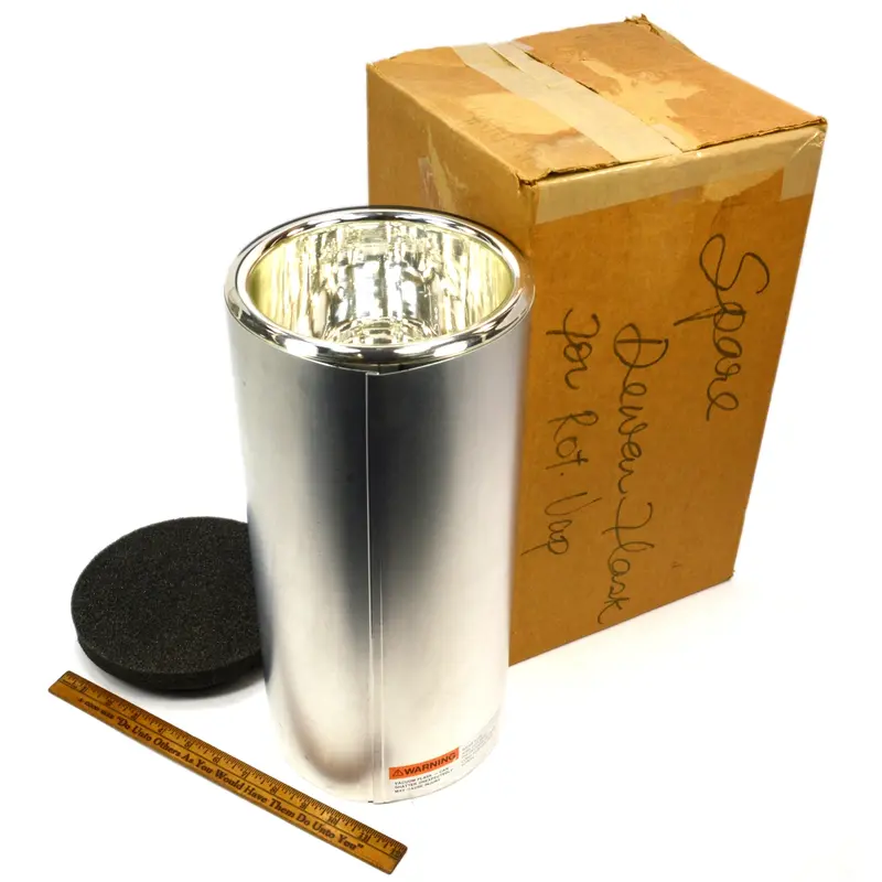 Gently Used Pope Scientific 4300 mL Dewar Flask (Model No. 8642/0099) in Aluminum Case