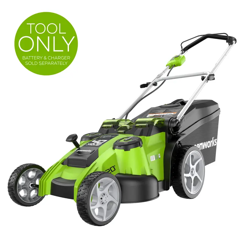 Greenworks 40V 20-Inch Dual-Blade Cordless Lawn Mower (Bare Tool)