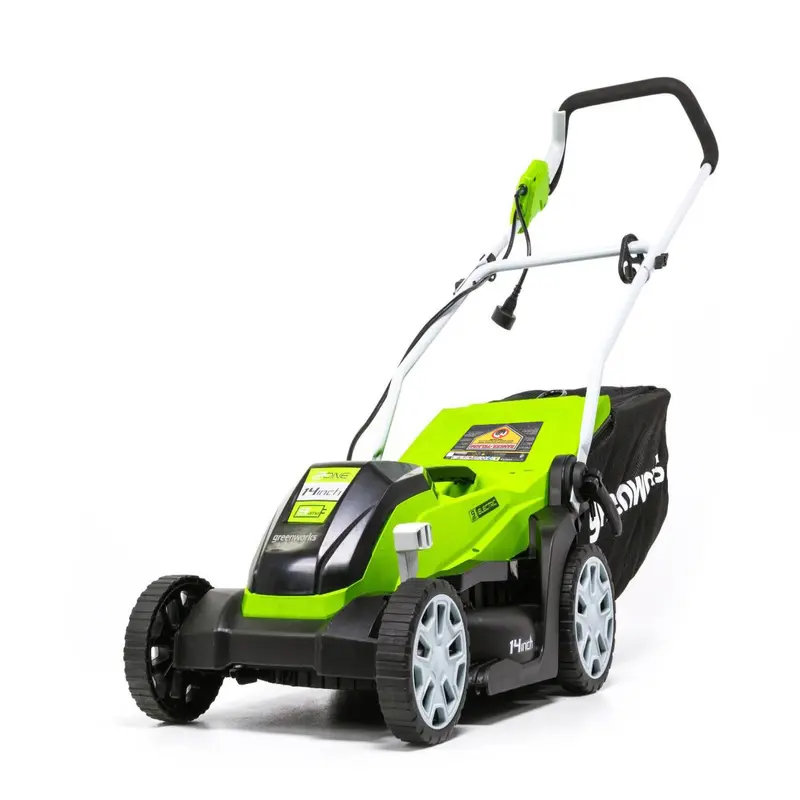 Greenworks 9-Amp 14-Inch Corded Electric Push Lawn Mower