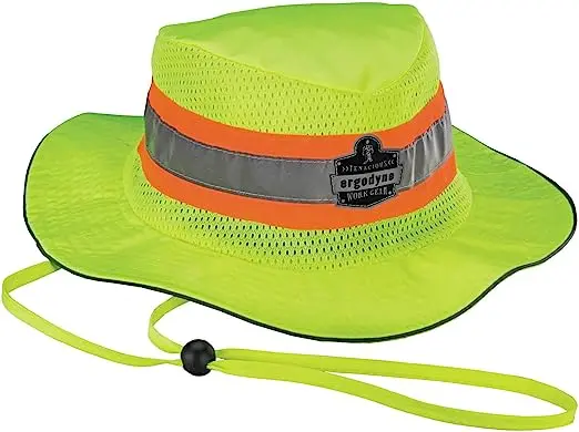 Hanger Hi-Visibility Lime Green Safety Hard Hat