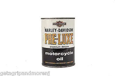 Harley-Davidson Pre-Luxe Oil Can – Unopened Vintage Motorcycle Accessory (1950s–60s)