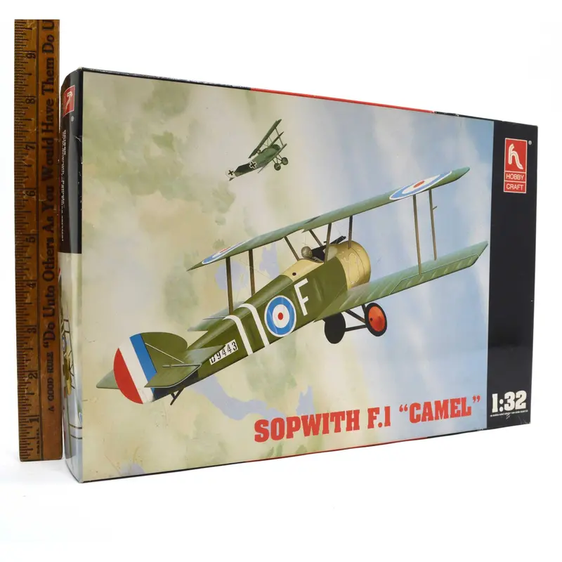 Hobby Craft 1:32 Sopwith F.1 Camel Airplane Model Kit HC1685 – Open Box