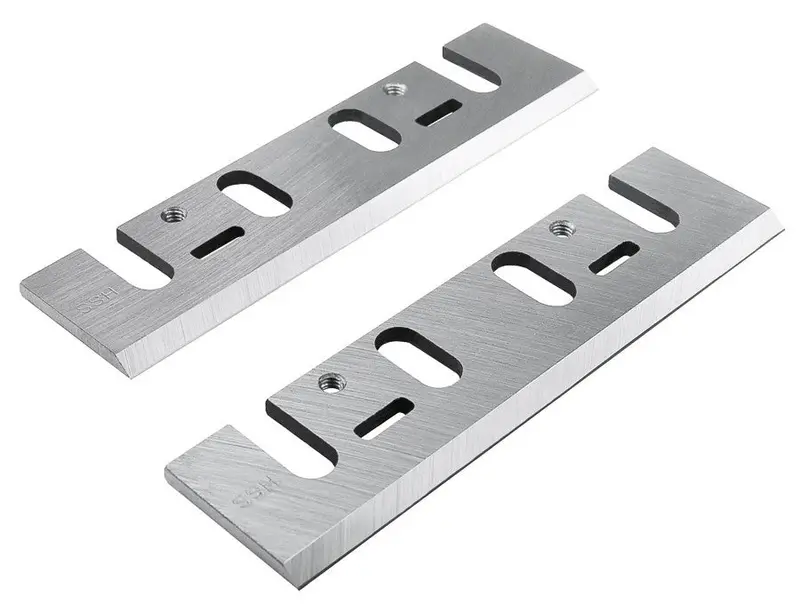 HSS Replacement Knives for Portable Planers – 4-3/8″ × 1-1/8″ × 1/8″, Pair
