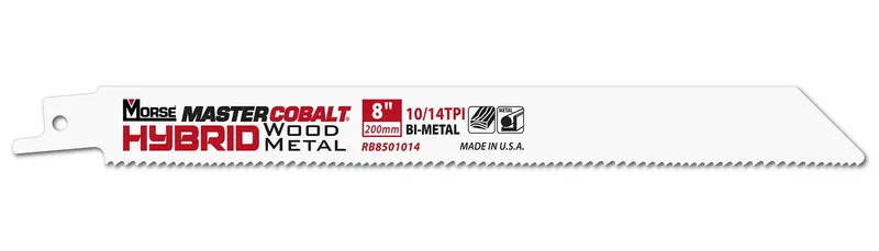 Hybrid Material Reciprocating Saw Blade