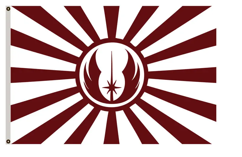 Jedi Order Symbolic Banner – Star Wars Fan Art Flag