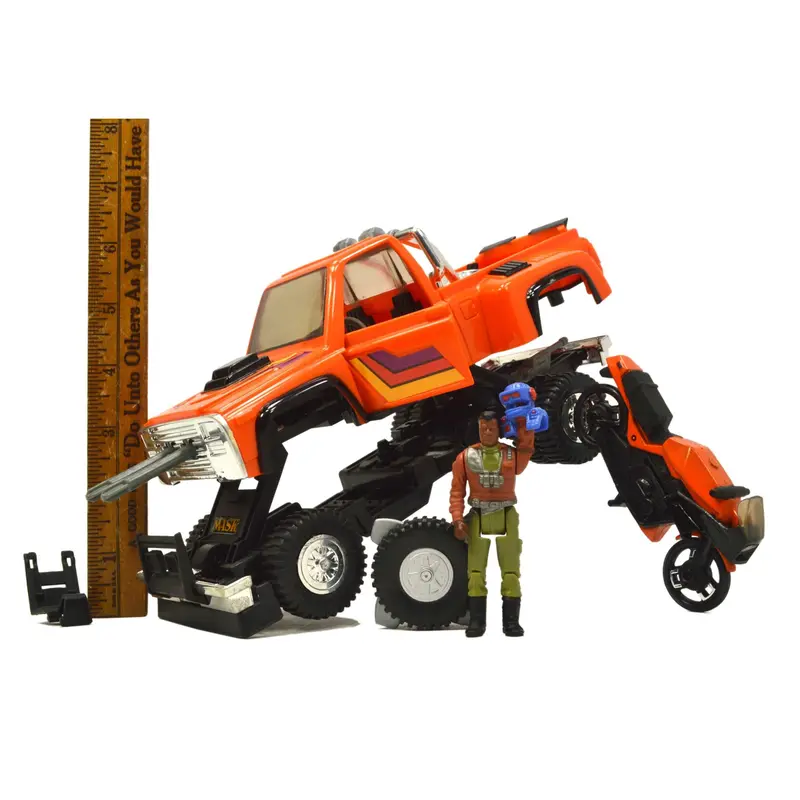 Kenner M.A.S.K. Firecracker Transformer – Orange Pickup Truck (Vintage)