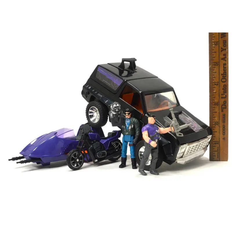 Kenner M.A.S.K. Pair – Jackhammer and Piranha Vehicles (Near-Complete)