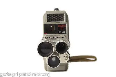 Keystone K-4C Vintage 8mm Electric Eye Movie Camera