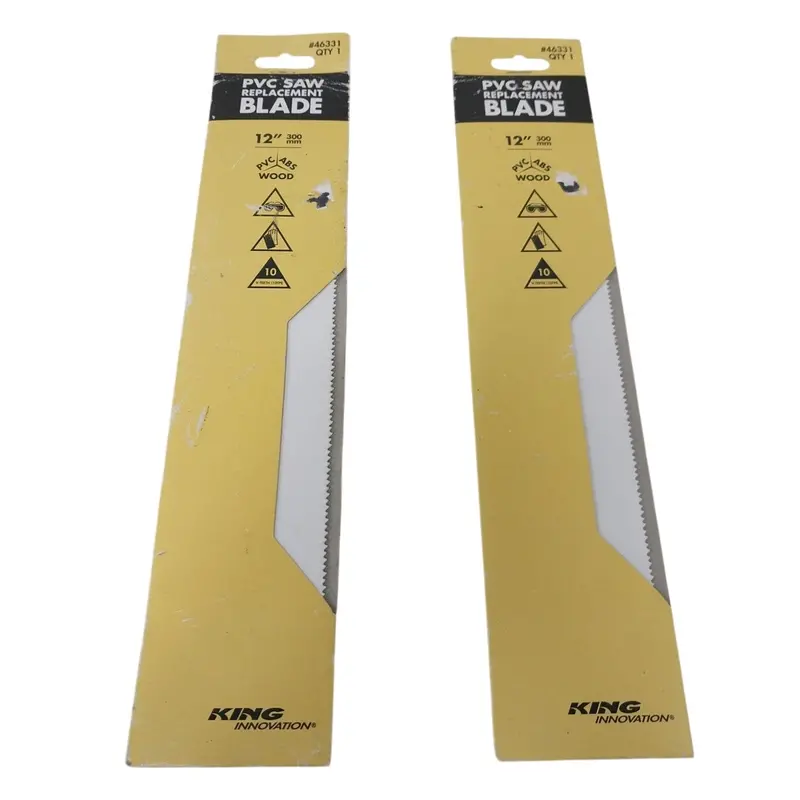 King Innovation 12″ PVC/ABS Pipe Saw Blades – Replacement Set, 2-Pack