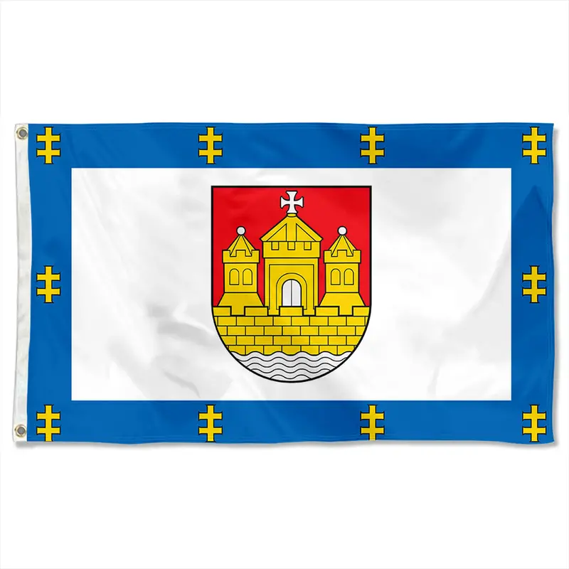 Klaipėda County (Lithuania) Double-Face Flag Banner