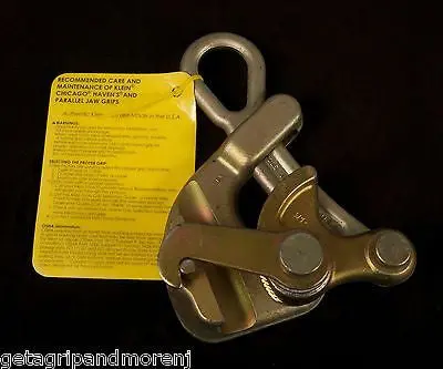 Klein Tools THA-37730 Cable Puller Clamp – Heavy-Duty Wire Gripper with Haven’s Grip