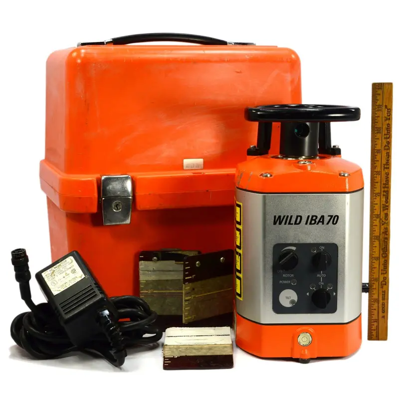 Leica Wild IBA70 Rotary Laser Level: Gently Used, Includes Original Carrying Case