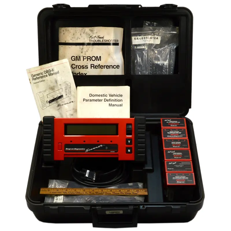 Lightly Used Snap-on MT2500 Diagnostic Scanner – Complete with Cartridges and Case