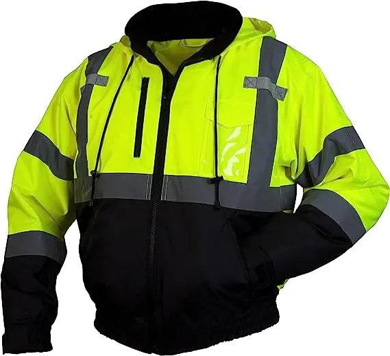 Lime Green Bomber Jacket – Large
