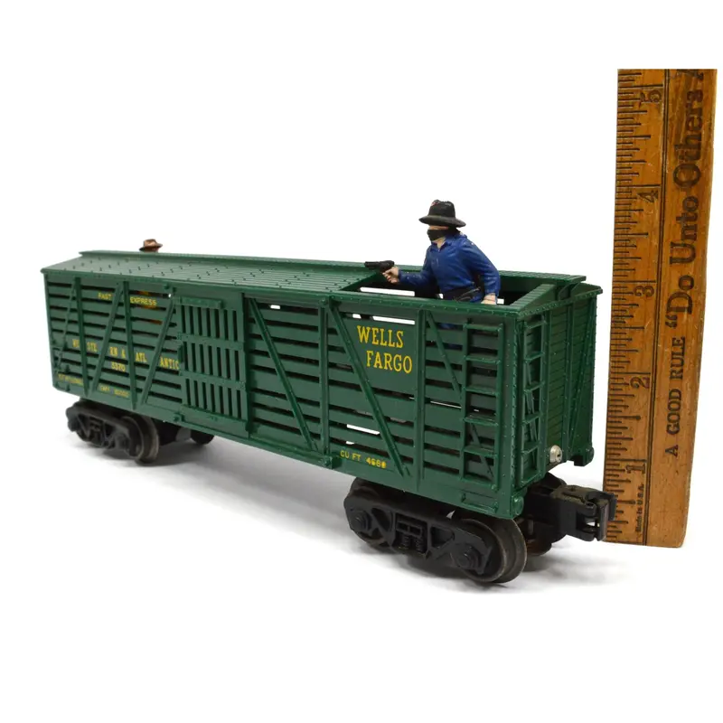 Lionel Wells Fargo Fast Express Outlaw & Sheriff Gunfight Car #3370 – Vintage Action Set