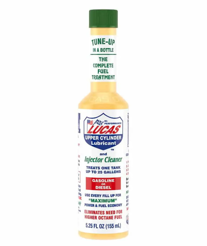 Lucas Oil 10020 Fuel Treatment — 5.25 oz Performance Enhancer for Gas Engines
