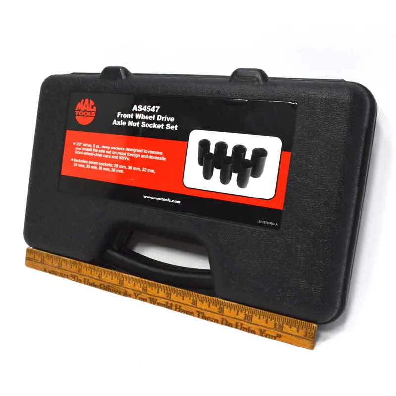 Mac Tools Front-Wheel Drive Axle Nut Socket Set – Model AS4547, 1/2″ Drive