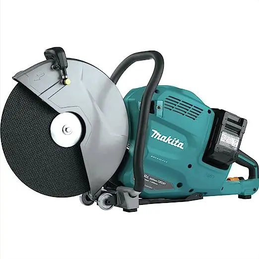 Makita XGT 80V Brushless Cordless Power Cutter – 14-Inch Blade, Electric Brake, Includes 4x 8Ah Batteries