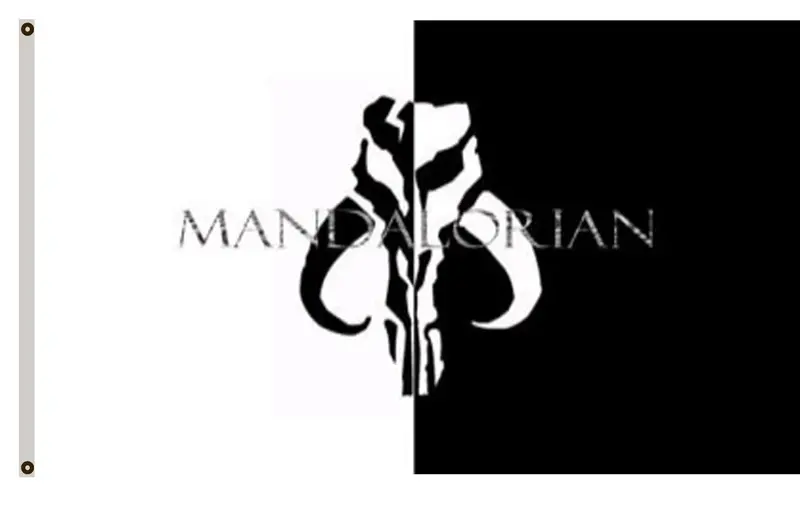 Mandalorian Clan Symbol Banner – Star Wars Fan Design