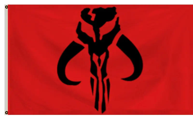 Mandalorian Heritage Flag – Sci-Fi Enthusiast Banner