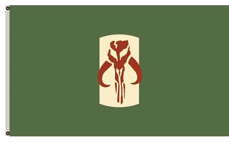 Mandalorian Warrior Standard – Custom Star Wars-Themed Flag