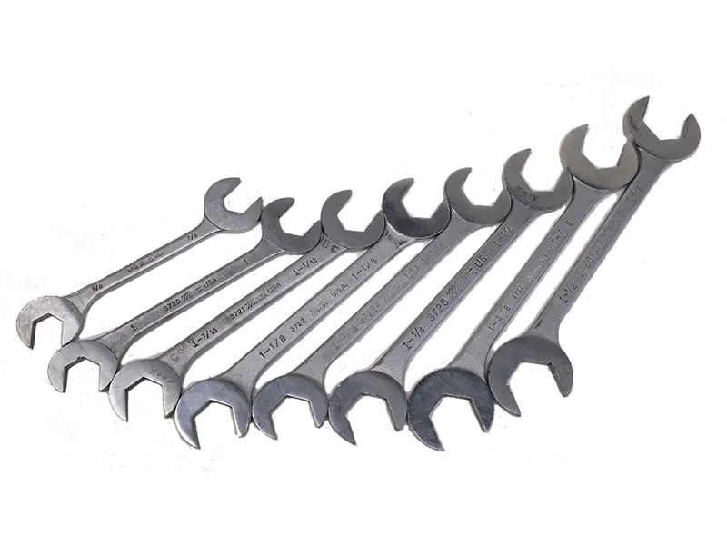 Martin Tools 8-Piece Fractional Open-End Wrench Set