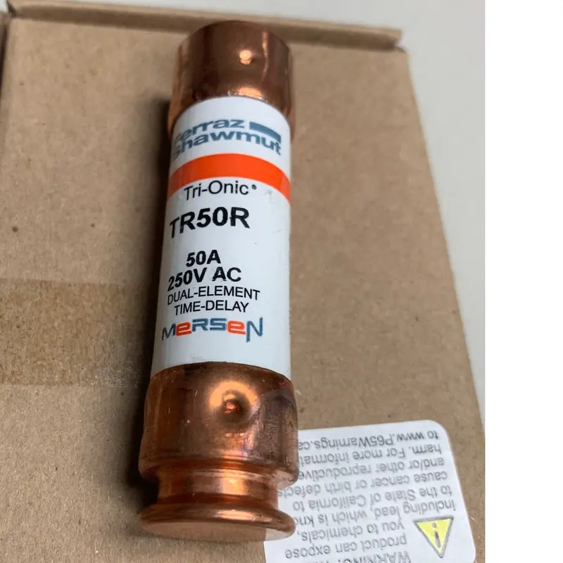 Mersen TR50R 50A RK5 Class Fuse – 250V, 10-Pack, Brand New in Original Box
