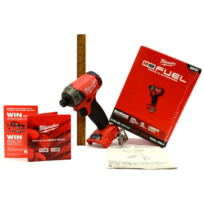 Milwaukee M18 FUEL 1/4″ Hex Surge Hydraulic Driver – Model 2760-20, New in Box