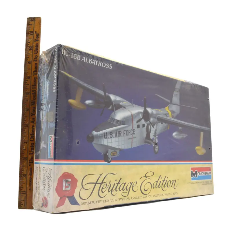 Monogram HU-16B Albatross Airplane Model Kit – 1:72 Heritage Edition, Factory Sealed