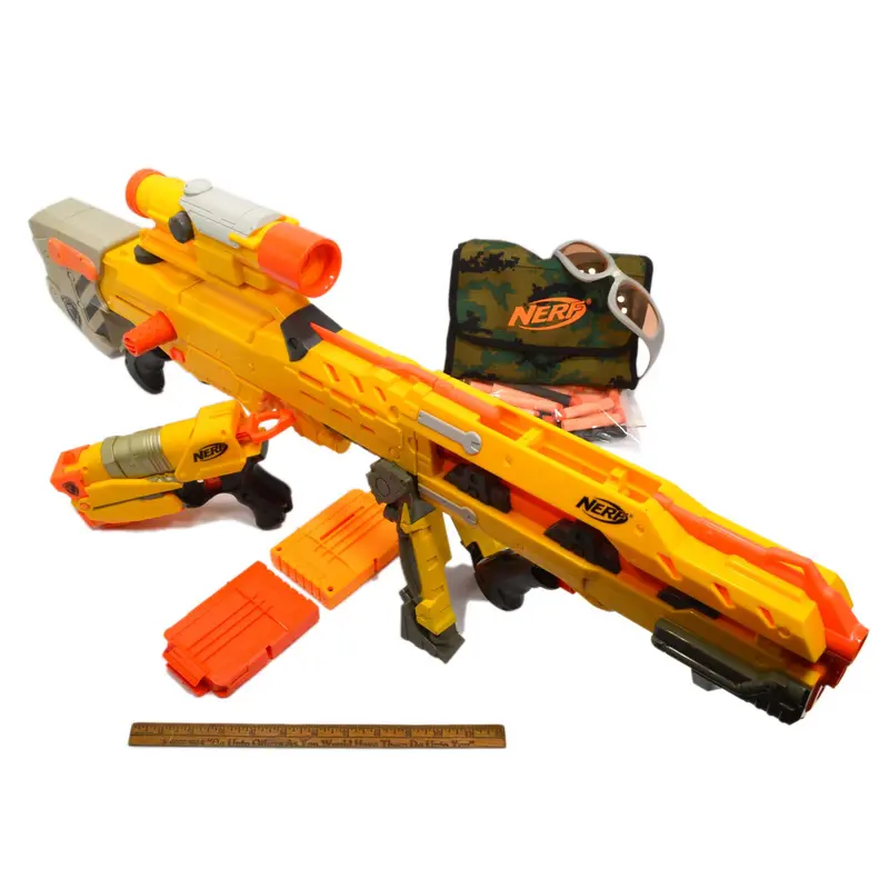 Nerf Longshot CS-6 Blaster Bundle: Includes Switch Shot EX-3 Pistol & 30 Darts