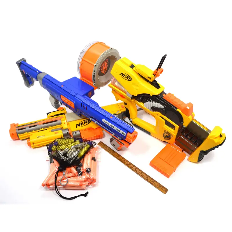 Nerf Multi-Blaster Lot – Raider CS-35, Recon, Firefly & 86 Darts – Fully Operational