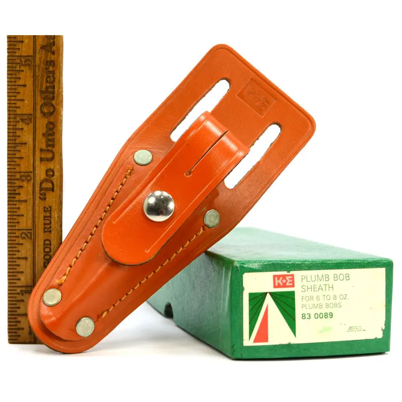New-in-Box Keuffel & Esser Plumb Bob Sheath #83-0089 – Fits 6–8 oz Bobs