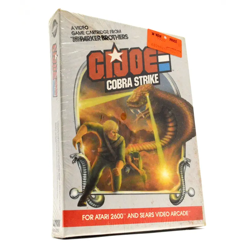 NIB Atari 2600 & Sears Video Arcade Cartridge ‘G.I. Joe: Cobra Strike’ – Fully Sealed Vintage Release