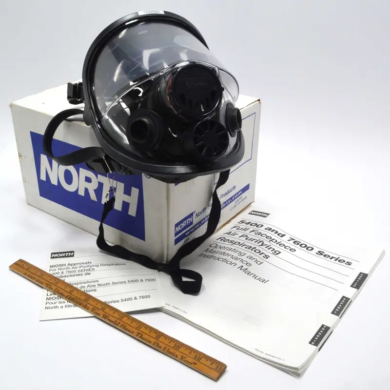 North Respiratory Protection Gas Mask – Model 76008A (Medium/Large, Open Box)