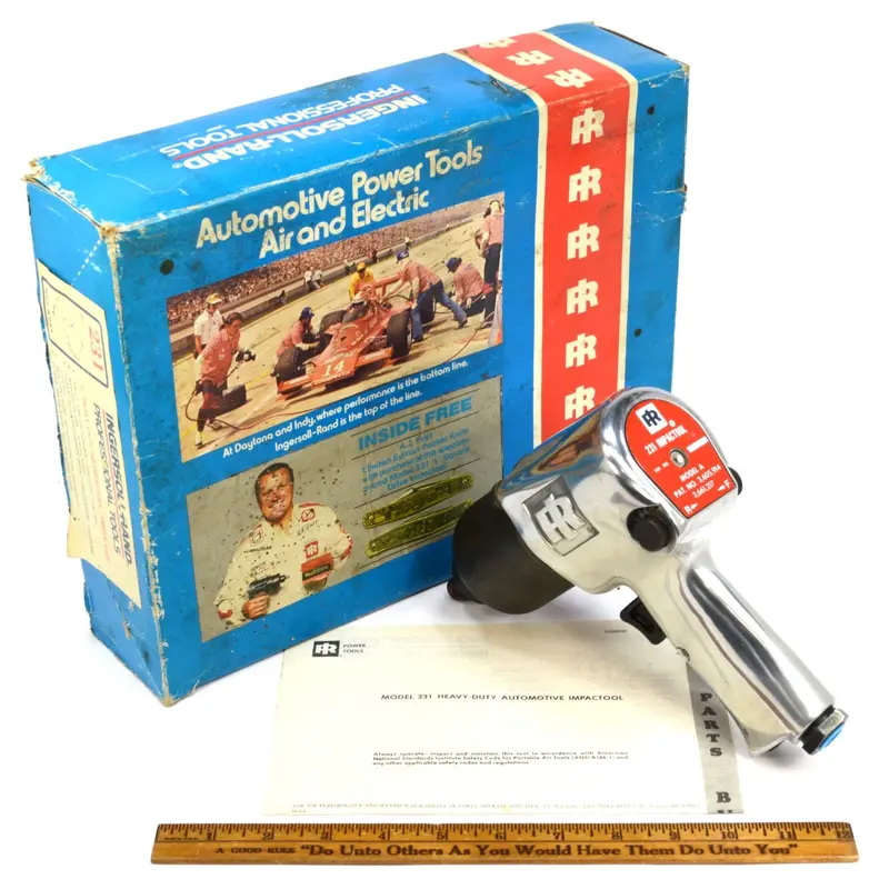 NOS Ingersoll-Rand Impactool — Model A, 1/2″ Drive #231 Impact Wrench in Original Box