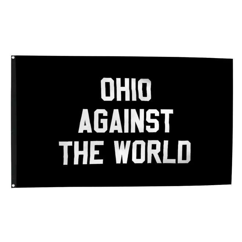Ohio Against the World Black Banner – Ohio State Fan Flag