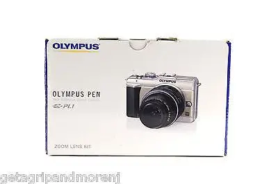 Olympus PEN E-PL1 Mirrorless Camera Kit – Includes 14–42mm Zoom Lens, Black