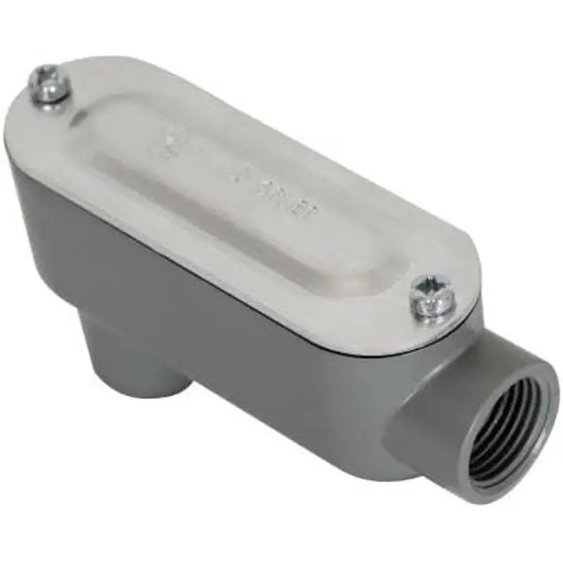 Open-Box 1″ Type LB Aluminum Conduit Body – E121488 with Cover & Gasket