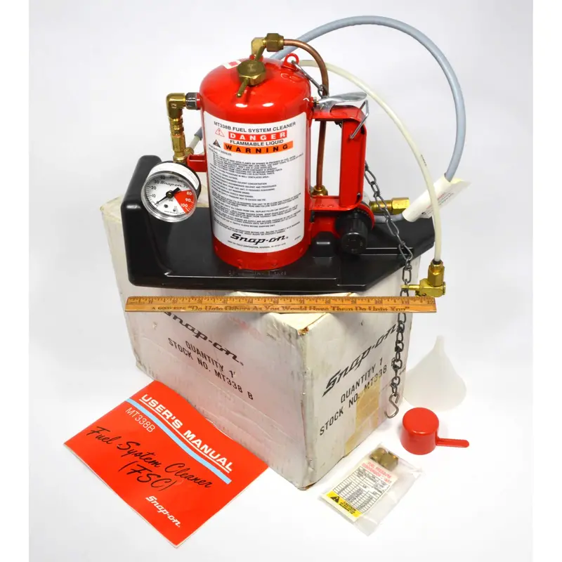Open-Box Snap-on MT338-B Fuel System Cleaner Kit – Complete with Accessories and Manual
