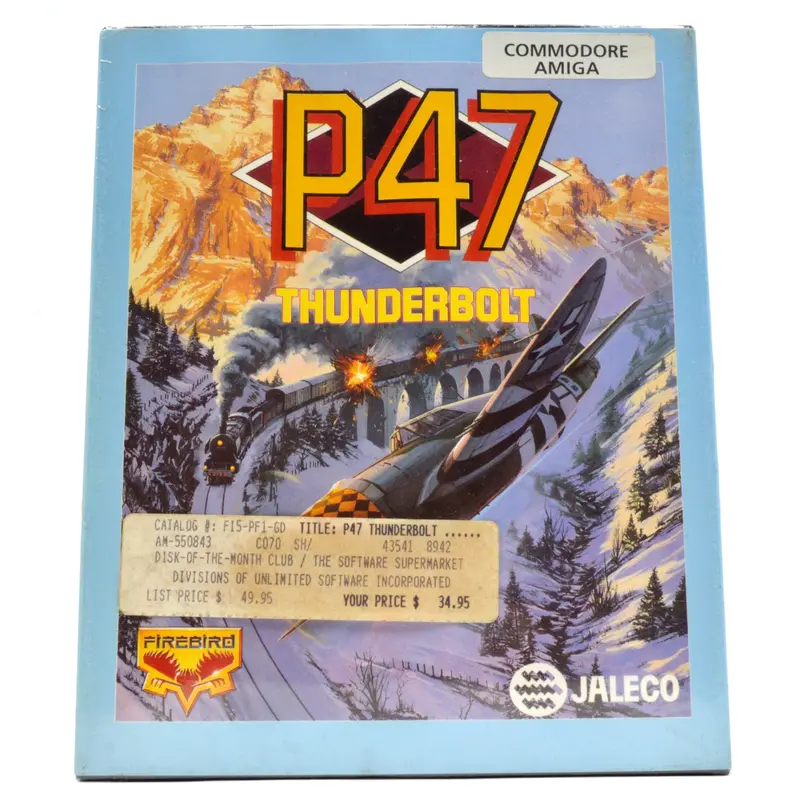 P47 Thunderbolt for Amiga – Original 1988 Sealed Release