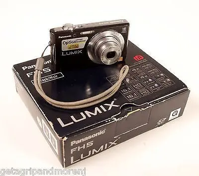 Panasonic Lumix DMC-FH5 – 16.1 MP Digital Camera with 28mm Wide-Angle Lens, Black