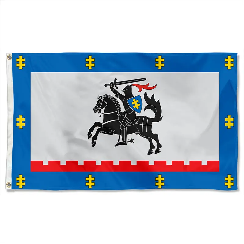 Panevėžys County (Lithuania) Double-Sided Flag Banner
