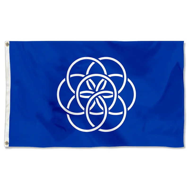 Planet Earth International Flag Banner – Indoor/Outdoor Use