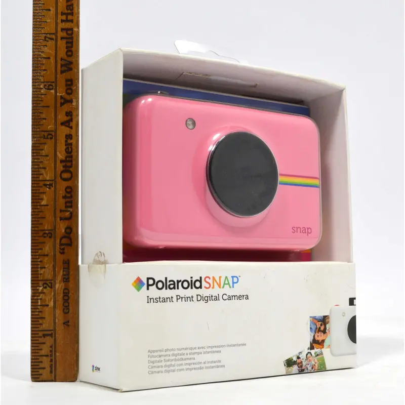 Polaroid Snap Pink Instant Print Digital Camera – Open Box, Fully Complete