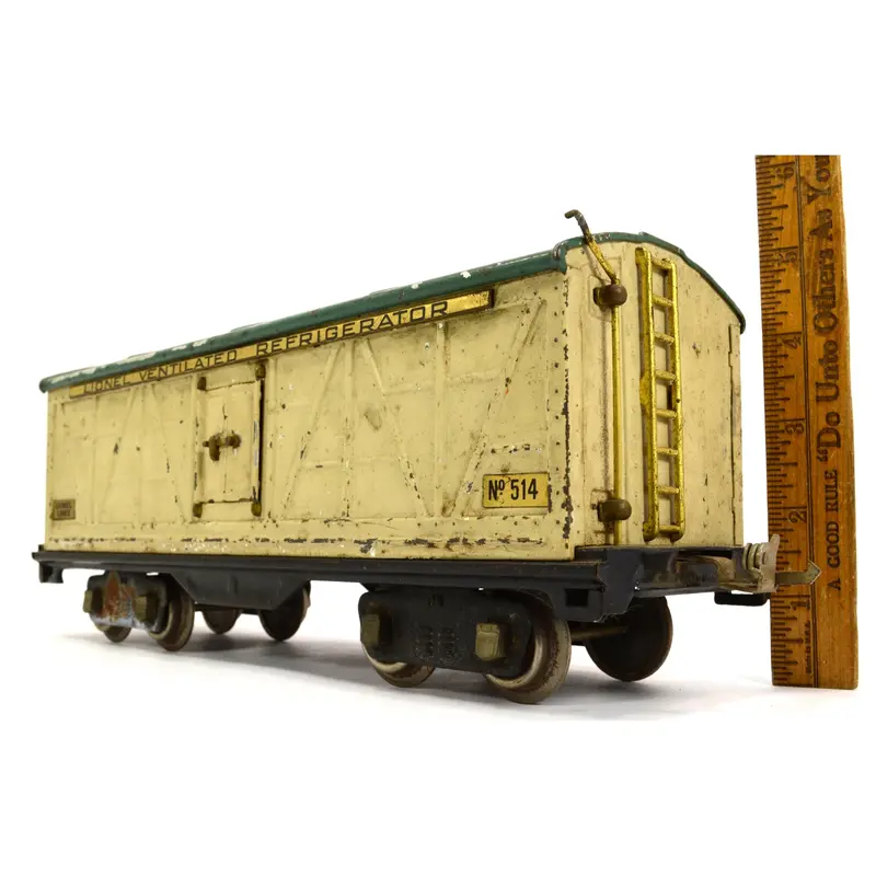 Pre-War Lionel Standard Gauge Refrigerator Boxcar #514 – Ventilated Design