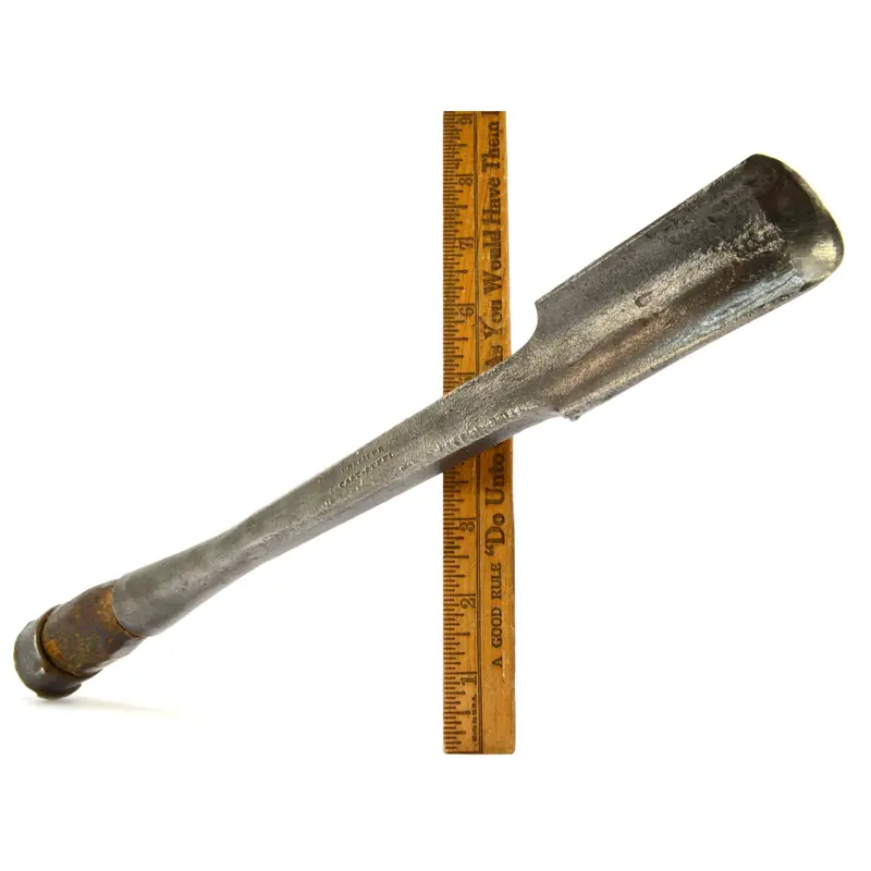 Rare Isaac Ressler Scribing Gouge – 1.5″ x 15.75″, Historic Woodworking Chisel, Highly Collectible
