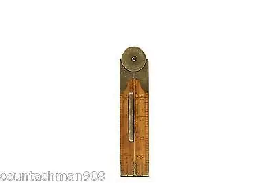 Rare Lufkin 863L Multi-Function Tool – Folding Rule, Protractor, Level & Inclinometer