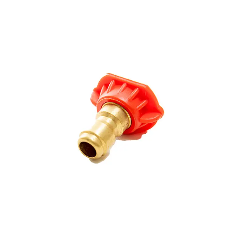 Red Zero-Degree Pressure Washer Nozzle